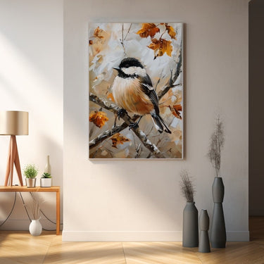 Autumn Bird Painting